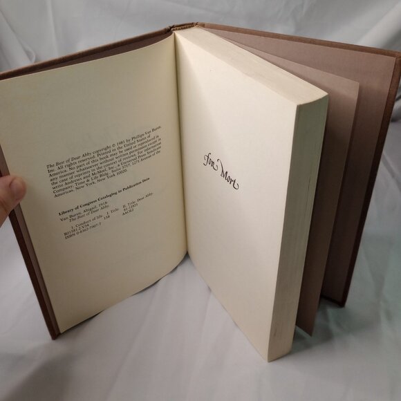 THE BEST OF DEAR ABBY BY ABIGAIL VAN BUREN~1981 Hardcover - Picture 5 of 8